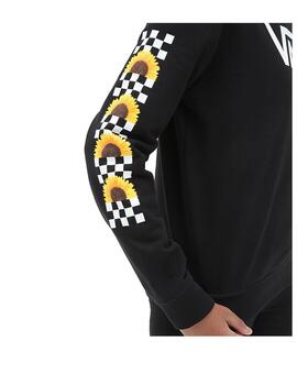 Sudadera Vans Sunlit Fleece Kids Negro