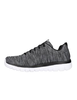 Zapatilla Skechers Graceful T-Fortune Mujer BKW