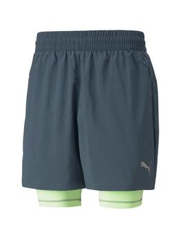 Short 5' Puma Run 2in1 Hombre Verde