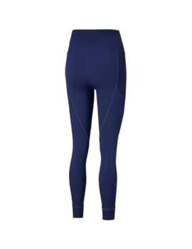 Malla Puma Mujer Studio Rib High Azul