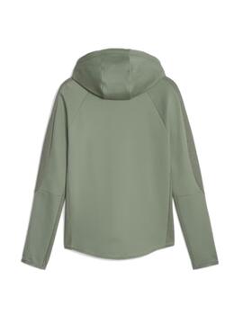 Chaqueta Puma W Evostripe Full-Zip Verde