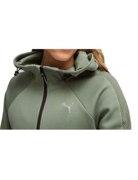 Chaqueta Puma W Evostripe Full-Zip Verde