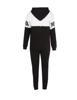 Chandal Puma Power FL B Niño Negro/ Blanco