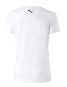 Camiseta Puma Alpha Logo Niña Blanca