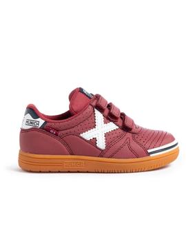 Zapatilla Munich G 3 KID VCO Profit 209 para niños roja