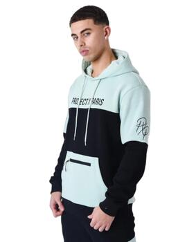 Sudadera Project X Paris Hoodie Negro y Verde