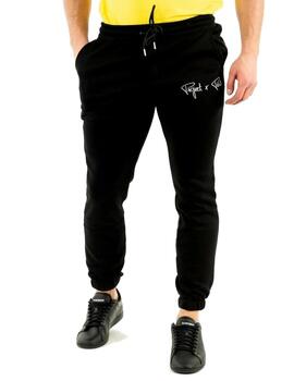 Pantalón Project X Paris Jogger Negro/Blanco