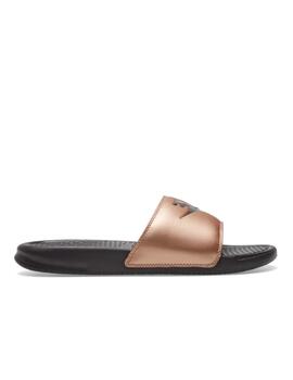 Chancla Nike W Benassi JDI Negro/Bronce