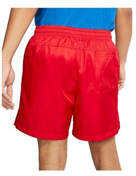 Pantalón Corto Nike NSW CE Hombre Rojo