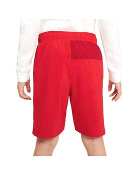 Pantalón Corto Nike NSW Woven Niño Rojo