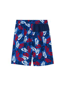 Pantalón Corto Nike NSW Woven Niño Royal/Rojo
