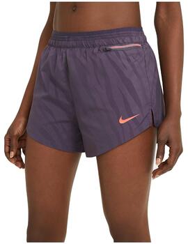 Short Nike Running Mujer Malva