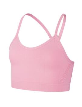 Top Nike SEAMLESS DRY Niña Rosa