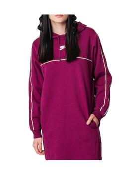 Vestido Nike W NSW MLNM FLC Morado