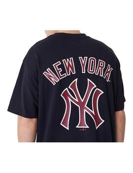 Camiseta NE Logo NY Yankees Marino