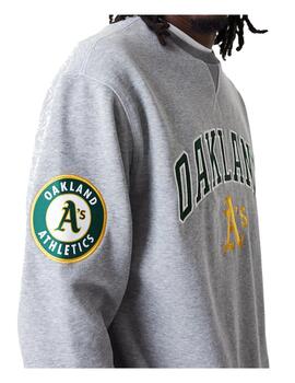 Sudadera NE Logo Crew Oakathco Gris
