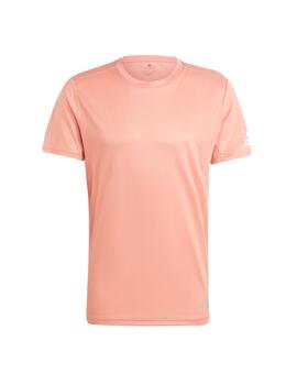 Camiseta Adidas Run It Tee Hombre Rosa