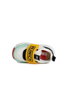 Zapatilla Munich Baby Claudia 05 Blanco/Multi