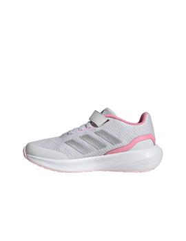 Zapatilla Adidas Run Falcon 3.0 EL K Gris/Rosa