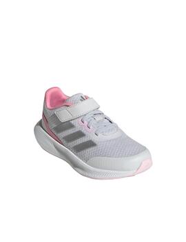 Zapatilla Adidas Run Falcon 3.0 EL K Gris/Rosa