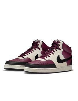 Zapatilla Nike M Court Vision Mid NN Granate/Negro