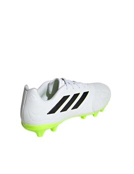 Bota Adidas M Copa Pure.3 MG Blanco/Negro/Fluor