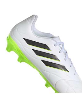 Bota Adidas M Copa Pure.3 MG Blanco/Negro/Fluor