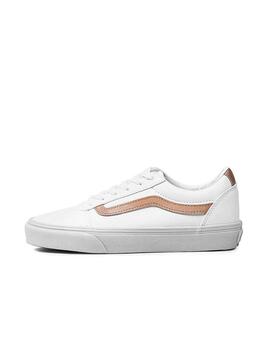 Zapatilla Vans WM Ward Piel Blanco/Dorado