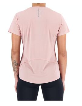Camiseta New Balance W Graphic Accelerate SS Rosa