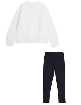 Chandal Champion Crewneck Niña Blanco/Negro