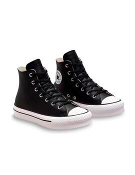 Zapatilla Converse Eva Platform Alta Piel GS Negro