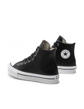 Zapatilla Converse Eva Platform Alta Piel GS Negro