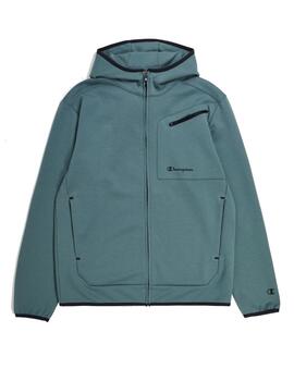 Chaqueta Champion Hooded FZ Hombre Verde