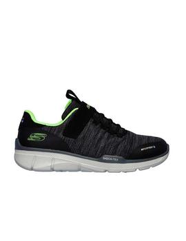 Zapatilla Skechers Equalizer Jr para niño negro y verde