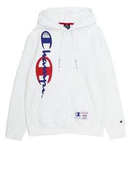 Sudadera Champion Hooded Hombre Blanco