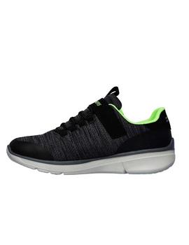 Zapatilla Skechers Equalizer Jr para niño negro y verde