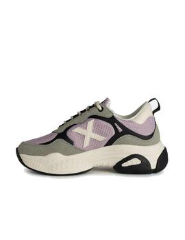 Zapatilla Munich Sabbia 05 Mujer Lila/Gris