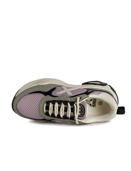Zapatilla Munich Sabbia 05 Mujer Lila/Gris