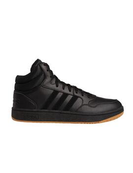 Zapatilla Adidas M Hoops 3.0 Mid Negro