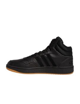 Zapatilla Adidas M Hoops 3.0 Mid Negro