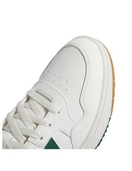 Zapatilla Adidas M Hoops 3.0 Mid Blanco/Verde