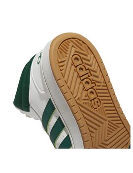 Zapatilla Adidas M Hoops 3.0 Mid Blanco/Verde