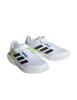Zapatilla Adidas RunFalcon 3.0 EL K Blanco/Negro