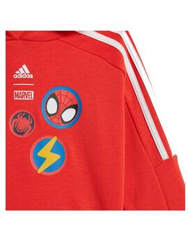 Chandal Adidas I D Y SM Bebé Rojo/Gris