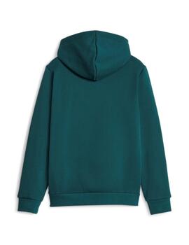 Sudadera Puma ESS+ 2 Col Big Logo JR Verde