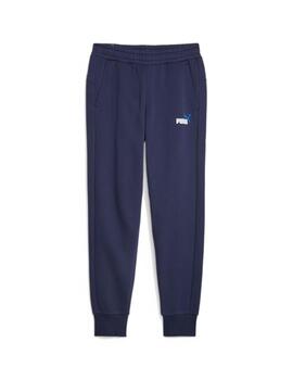 Pantalón Puma M Ess+ 2 Col Logo Marino