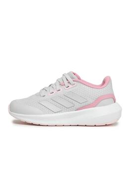 Zapatilla Adidas Run Falcon 3.0 K Gris y Rosa