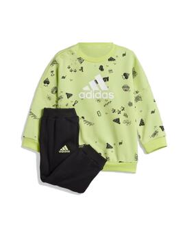 Chandal Adidas Bluv Q3 Cset Baby Verde/Negro