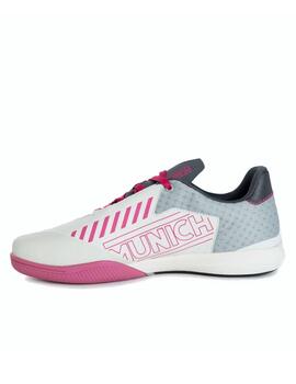 Zapatilla Munich Rondo 04 Sala Blanco/Fucsia