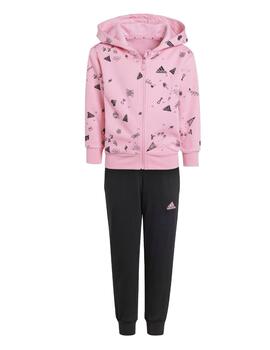 Chandal Adidas LK Bluv Q3 TS Rosa/Negro